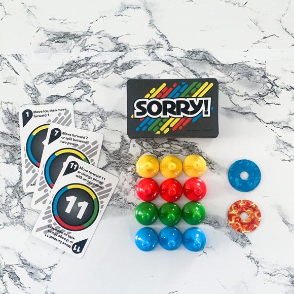 Sorry! Board Game with Fire and Ice Power - Picture 4 of 4